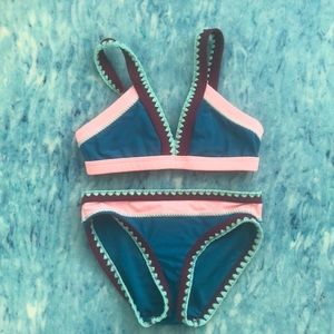 Teal Bikini - Kids 8